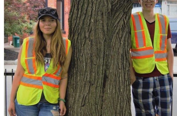 students for 2017 HVRA tree inventory