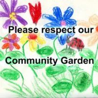 HVRA Gardeners' planter sign